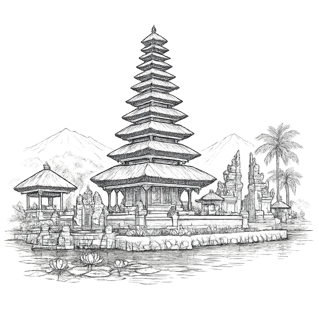 temple illustration